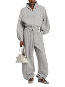 The Attico Heathered Gray Sweatshirt