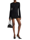 The Attico Black Mini Dress