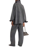 The Attico Vintage Gray Sweatshirt