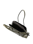 The Attico La Passeggiata Small Crocodile Effect Shoulder Bag With Top Handle