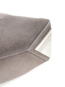 The Attico La Passeggiata Small Suede Shoulder Bag
