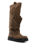 The Attico Robin Promenade Knee High Suede Boots