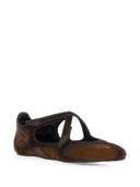 The Attico Suede Ballet Flats, Size 1
