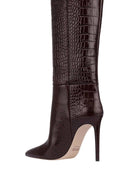 Paris Texas Crocodile Embossed Leather Boot