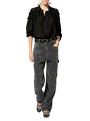 Marant étoile Christa verzamelde katoenen blouse
