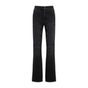 Jean Paul Gaultier Denim Jeans With Lacing And Knee Bonding Detail