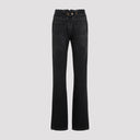 Jean Paul Gaultier Denim Jeans With Lacing And Knee Bonding Detail