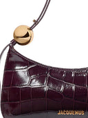 Bolso de hombro Jacquemus Le Bisou Perle de piel efecto cocodrilo
