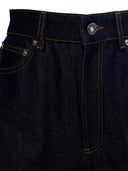 Jean bleu foncé Givenchy avec patch logo