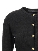 Versace Crocodile Effect Cardigan