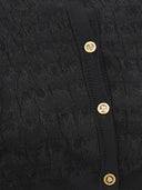 Versace Crocodile Effect Cardigan