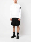 Bawełniana bluza z kapturem i polarem Stone Island