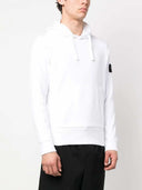 Bawełniana bluza z kapturem i polarem Stone Island