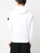 Bawełniana bluza z kapturem i polarem Stone Island