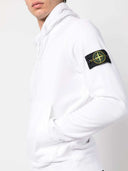 Bawełniana bluza z kapturem i polarem Stone Island