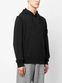 Bawełniana bluza z kapturem i polarem Stone Island