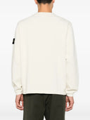 Stone Island Button Detail Sweater With Logo Patch On The Shoulder