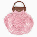 Longchamp Pink La Pliage Filet Large - Balardi