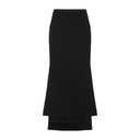 Lanvin Asymmetric Straight Fit Skirt