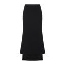 Lanvin Asymmetric Straight Fit Skirt