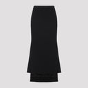 Lanvin Asymmetric Straight Fit Skirt