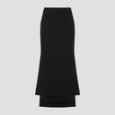 Lanvin Asymmetric Straight Fit Skirt