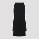 Lanvin Asymmetric Straight Fit Skirt