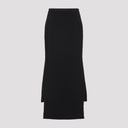 Lanvin Asymmetric Straight Fit Skirt