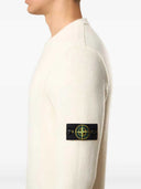Sweter z logo w paski Stone Island