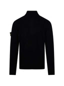 Stone Island - Pull col montant avec boutons
