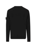 Stone Island 徽标贴片圆领运动衫