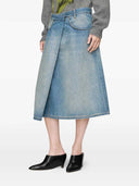 Gonna in denim stile avvolgente Maison Margiela