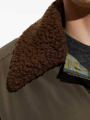 Maison Margiela Jacket With Shearling Collar And Flap Pockets