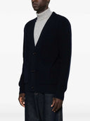 Lardini Ribbed Cardigan With Patch Pockets