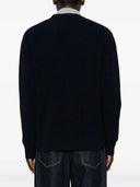 Lardini Ribbed Cardigan With Patch Pockets