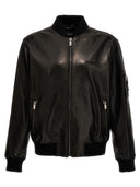 Versace Leather Bomber Jacket