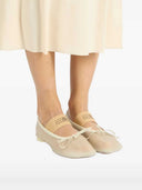 Mm6 Maison Margiela ballerina's met inzetstukken