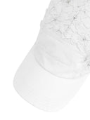 Cappello da baseball in drill di Dolce & Gabbana con strass