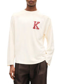 Kenzo 'Kenzo Varsity' långärmad T-shirt i bomull