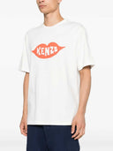 T-shirt con stampa logo Kenzo