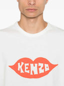T-shirt con stampa logo Kenzo