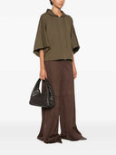 Maglione Max Mara squadrato in jersey di cotone