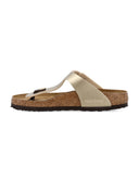 Birkenstock chaussures plates dorées