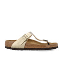 Birkenstock chaussures plates dorées