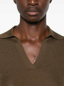 Jersey estilo polo de canalé Max Mara
