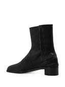 Maison Margiela Leather Tabi Ankle Boots