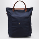 Navy blu longchamp M Borsa per la spesa Le Pliage