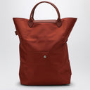 Longchamp Chestnut Coloured M Le Pliage Green Shopping Bag