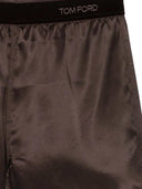 Pyjama-Shorts aus Seidensatin von Tom Ford