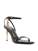 Tom Ford Vorhängeschloss-Sandalen mit Knöchelriemen